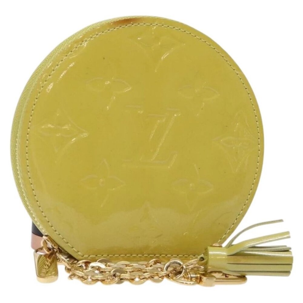 LOUIS VUITTON Vernis Porte Monnaie Chapo Coin Veil Amplession - Picture 1 of 14